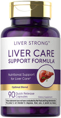 Carlyle Liver Support Supplement | 90 Capsules | Powerful Complex | Liver Care Formula | Non-Gmo, Gluten Fee