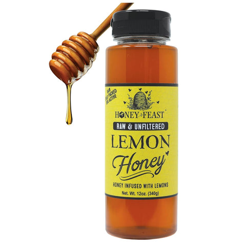 HONEY FEAST New Zealand Manuka Infused Honey with Propolis 12oz - Raw Manuka Honey, Patent Pending Formula, MGO182 Rating, Manuka Honey New Zealand