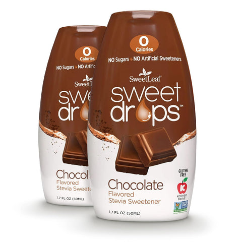 SweetLeaf Sweet Drops Flavored Stevia Liquid Sweetener Stevia Extract Zero Calories Gluten Keto Friendly Non GMO Natural Flavor Sugar Alternative Vanilla 1.7 Fl Oz (Pack of 2)