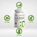 Deal Supplement Ultra Strength CLA 3000mg | 240 Softgels Active Conjugated Linoleic Acid from Safflower Oil