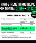 VitaRaw Organic Lions Mane Supplement Capsules 2400 mg Powerful Nootropic Helps Maintain Memory Energy and Mental Clarity Vegan Brain Booster Focus Pills Real Lions Mane Supplement