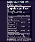 GU Energy Roctane Magnesium Plus Capsules with Vitamin K, D and Zinc, 60-Count Bottle (1-Month Supply)