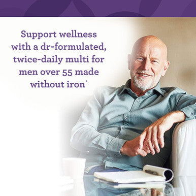 Innate Response Formulas Men'S 55+ Multivitamin - Daily Multivitamin For Men 55 And Over - With B Vitamins - Vegetarian, Non-Gmo, Kosher, And Gluten-- 120 Tablets (60 Servings)