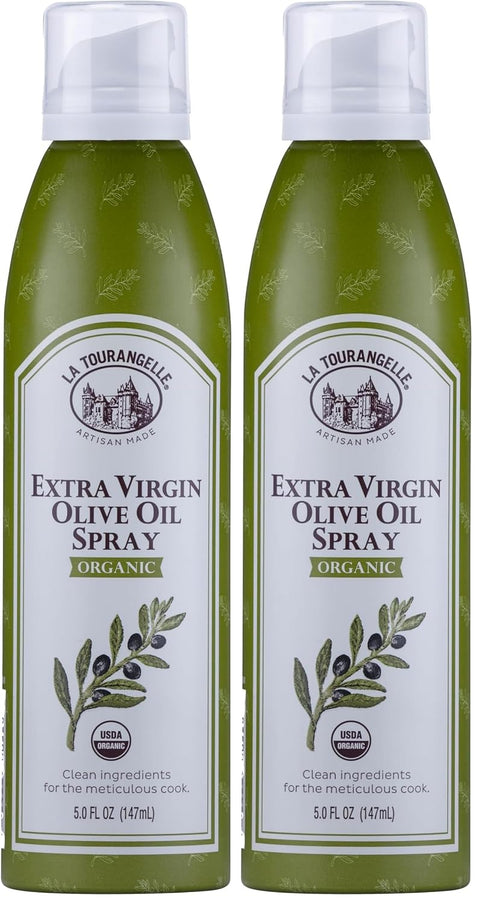 La Tourangelle, Avocado Oil Spray, All-Natural Handcrafted from Premium Avocados, Great for Cooking, Butter Substitute, and Skin and Hair Care, Spray Cooking and Grilling Oil, 13 fl oz