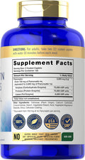 Carlyle Pancreatin Digestive Enzymes | 3000mg | 250 Caplets | Non-GMO Gluten | High Potency Formula