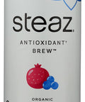 Steaz Organic Green Tea Zero Calorie Raspberry (12 Pack) Antioxidant Brew 65mg Natural Caffeine Vitamin C Stevia Sweetened Iced Tea Vegan Fair Trade 12 Cans 16 fl oz (473mL)