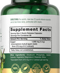 Guggul Extract 1500Mg | 180 Capsules | Guggulsterone Supplement | Non-Gmo And Gluten Free | By Carlyle
