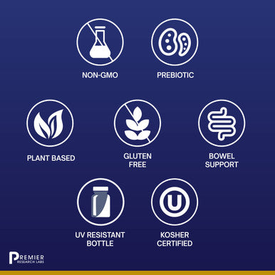 Premier Research Labs Galactan - Prebiotics For Regularity & Healthy Microbiome - For Gastrointestinal Microflora - Immune Suppor