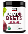 Force Factor Total Beets Organic Beetroot Powder, Beet Root Powder Superfood to Boost Daily Nutrition, USDA Organic, Vegan, Gluten-Free, and Non-GMO Beet Supplement, Unflavored, 90 Servings