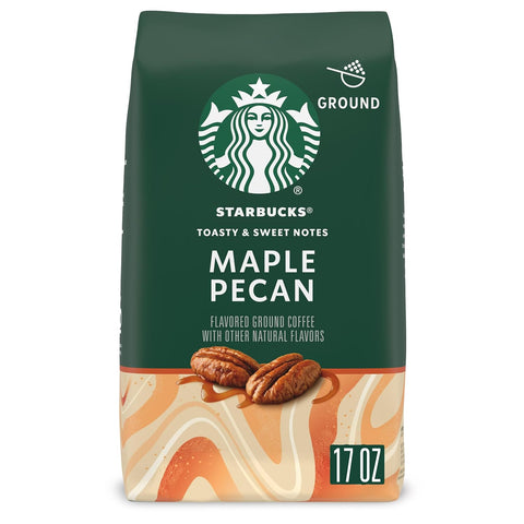 Starbucks Ground Coffee, Flavored Hot or Iced Coffee, Maple Pecan, 17 oz ÃƒÂ¢Ã¢â€šÂ¬Ã¢â‚¬Â¹