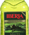 Iberia Premium Blend, Sunflower Oil & Extra Virgin Olive Oil, High Heat Frying, 68 Fl Oz