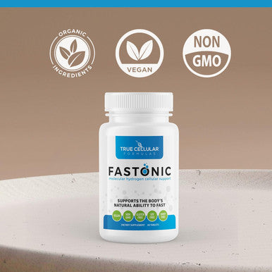 Fastonic Molecular Hydrogen Supplement-Elite Level Of H2-60 Servings (60 Tablets) Non Gmo,Gluten Free,Soy Effortless Fasting,Improved Cognitive Function,Skin Health