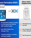Genex Formulas Nad+ 250Mg Serving 60 Capsules Nicotinamide Adenine Dinucleotide (Actual Nad+ Not A Precursor) (1)