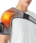 Democe Cordless Heated Shoulder Wrap Shoulder Massager For Men Women Heating Shoulder Brace Heating Pad 3 Heating Settings And Vibrations
