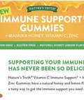 Nature's Truth Vitamin C Gummies with Zinc | 120 Count | Vegetarian, Non GMO & Gluten | by Natures Truth, n/a, Honey Lemon Flavor, 120 Count