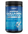 Zebora Marine Collagen Peptides Powder 50 Servings - Wild Caught Hydrolyzed Fish Collagen With Hyaluronic Acid Keratin Multivitamins - Collagen For Women Support Skin Hair Nail Joint Keto Friendly