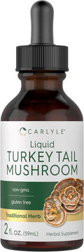 Carlyle Turkey Tail Mushroom Liquid Extract | 2 FL Oz | Vegetarian Tincture | Non-GMO Gluten
