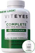 Viteyes Complete Eye Total Body Health Multivitamin Nutritional Supplement 180 Capsules