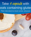 Enzymedica, Glutenease Extra Strength, Digestive Aid For Gluten And Casein Digestion, Vegan, Non-Gmo, 60 Capsules (60 Servings)