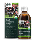 Gaia Herbs Black Elderberry (Sambucus Nigra) Syrup-Immune Support Supplement-Made with Organic Black Elderberries for Immune System Support-USDA Certified Organic Formula-5.4 Fl Oz (32-Day Supply)