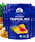 Mavuno Harvest Organic Dried Fruit Variety Pack | Dried Mango, Papaya, Pineapple, Banana, Jackfruit, & Tropical Mix | Healthy, Vegan, No Sugar Added, Non GMO Snacks for Kids & Adults | 2 Ounce, 6 Pack