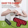 Rechargeable Red Light Therapy For Neck Portable Red Light Therapy Belt Neck Wrap Near Infrared Red Light Therapy For Body Pain Relief