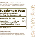 Solgar Chelated Magnesium - 250 Tablets Pack Of 2 - Supports Nerve & Muscle Function - Non-Gmo Vegan Gluten Free Dairy Free Kosher - Approx 124 Servings