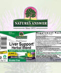 Nature'S Answer Alcohol- Liver Support 2000mg 1oz | Promotes Liver Function | Natural Cleanser & Detoxifier | Support Overall Well-Being | Gluten- | Single Count