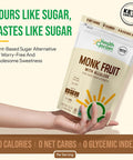Health Garden Monk Fruit With Allulose Sweetener - Natural Plant-Based Sugar Tive With Zero Calories - Ideal For Keto Diets Gluten- Vegan And Non-Gmo - 2.5Lb