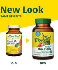 MegaFood Men'S 55+ One Daily - Multivitamin For Men With Vitamin B12 Vitamin C Vitamin D & Zinc - Optimal Aging & Immune Support Supplement - Vegetarian - Made Without 9 Food Allergens - 60 Tabs