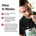 Force Factor Smarter Greens Superfood Chews, Greens and Superfoods with Probiotics, Antioxidants, and Fiber, Greens Supplement to Support Digestion, Nitric Oxide, and Energy,, 60 Soft Chews