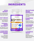 (2 Pack) K3 Mineral Weight Loss Pills For Women And Men - K3 Salt Mineral, Vitamin + K3 Capsules Supplement For Weight Loss - 60 Days Supply