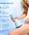 ZEDRIWELL Deep Tissue Massage Gun for Women 5 Massage Heads Vibration Therapy for Muscle Recovery & Pain Relief Cellulite Massager for Legs Thighs Abdomen Neck & Shoulders