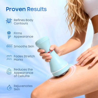 ZEDRIWELL Deep Tissue Massage Gun for Women 5 Massage Heads Vibration Therapy for Muscle Recovery & Pain Relief Cellulite Massager for Legs Thighs Abdomen Neck & Shoulders