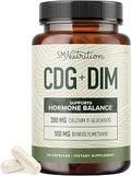 Calcium DGlucarate with DIM Supplement for Estrogen Detox and Hormone Balance for Women and Men Detox and Cleanse Hormonal Acne Menopause and CDG for Liver Support NonGMO ThirdParty Tested 30ct