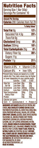 Nutrisystem Chocolate Peanut Butter Lunch Bars Bundle, 11g of Protein, Helps Support Weight Loss - 10 Count