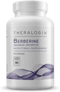Theralogix Berberine Enhanced Absorption - 90-Day Supply - Made with Berberine Phytosome to Help Support Healthy Metabolism & Hormone Balance - NSF - 90 Capsules