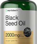 Black Seed Oil 2000mg | 120 Softgel Capsules | Cold Pressed Nigella Sativa Pills | Non-GMO, Gluten Free | by Horbaach