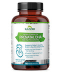 Zazzee Extra Strength Prenatal Dha Vitamins, 3-Month Supply, 500 Mg Dha, 1000 Mg Omega 3 S, 1000 Iu Vitamin D3, Burp Free, No Fis