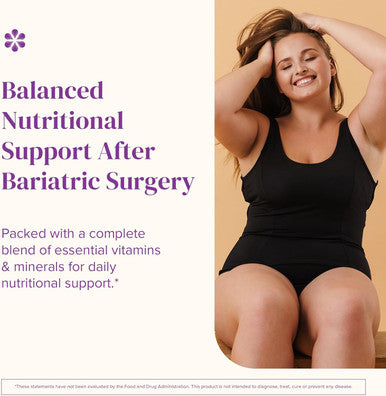 Barimelts Multivitamin - 60 Fast-Dissolving Tablets (1-Month Supply) - Sugar-Bariatric Multivitamin For Women, Natural Fruit Flavor