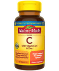 Nature Made Super C Tablets with Vitamin D3 and Zinc Adult Vitamin C Immune Support Supplement 60 Tablets for Daily Immune Support 60 Day Supply