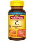 Nature Made Super C Tablets With Vitamin D3 And Zinc Adult Vitamin 60 Tablets