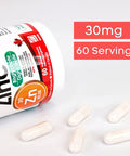 Nutrdom Zinc Bisglycinate 30mg, 60 Vegetable Capsules, Highly Bioavailable Formula, Chelated Supplement for Immune Health, Gluten Free, Made in Canada