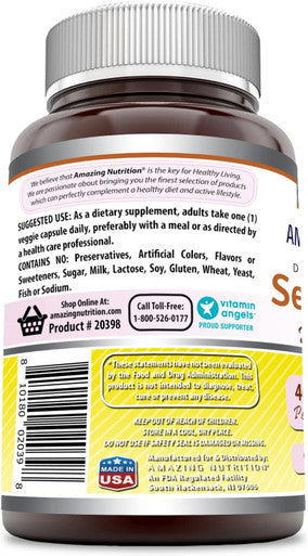 Amazing Nutrition Formulas Serrapeptase Supplement | 40000 IU | Veggie Capsules | Non-GMO| Gluten | Made in USA (270 Count)