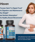 FarmHaven Digestive Enzymes Capsules Digestion Supplements with Probiotics for Bloating Bloat Gas Relief Digest Aid Enzyme Supplement to Boost Gut Health Supplements for Digestive Health