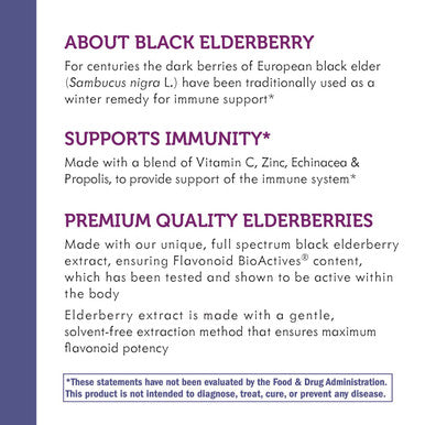 Nature's Way Sambucus Immune Elderberry Syrup, Herbal Supplements with Echinacea, Zinc, and Vitamin C, Gluten Free, Vegetarian, 4 Fl Oz (Packaging May Vary)