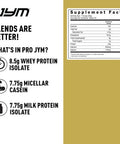 JYM Supplement Science Pro Protein Powder - Egg White Milk Whey protein isolates & Micellar Casein | Supplement Science | Tahitian Vanilla Bean Flavor 1.7 Pound