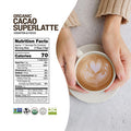 Sunfood Superfoods Cacao Superlatte Powder Drink Mix With Lion'S Mane For Cognition And Focus Mushroom Coffee Creamer With Cacao & Greens Powder Organic Non-Gmo Vegan Gluten 6 Oz Bag