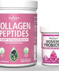 Collagen Peptides Powder Enhanced Absorption Prebiotics Probiotics for Women Clinically Proven ProCran