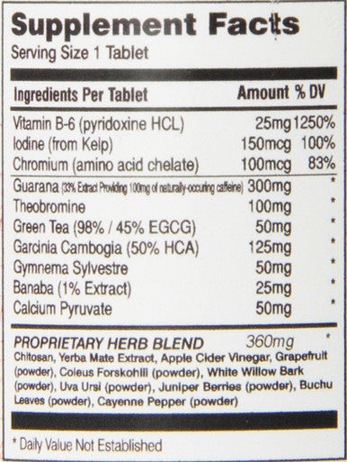 Amazing Herbs Metabozest Ef Weight Loss/Energy Tablets - All-Natural, Advanced Thermogenic Weight Loss And Energy Formula - 90 Count (Pack Of 1)